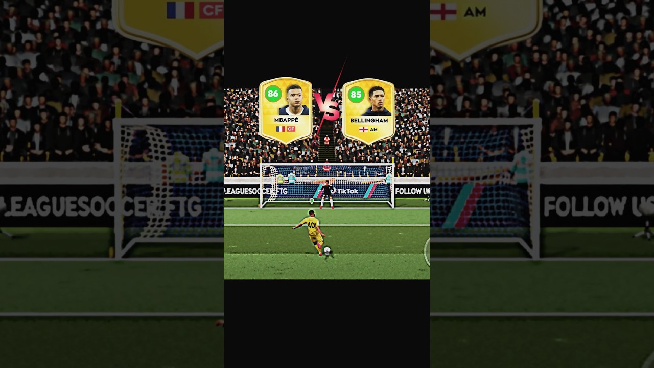 Mbappe vs Bellingham penalty kick !! 