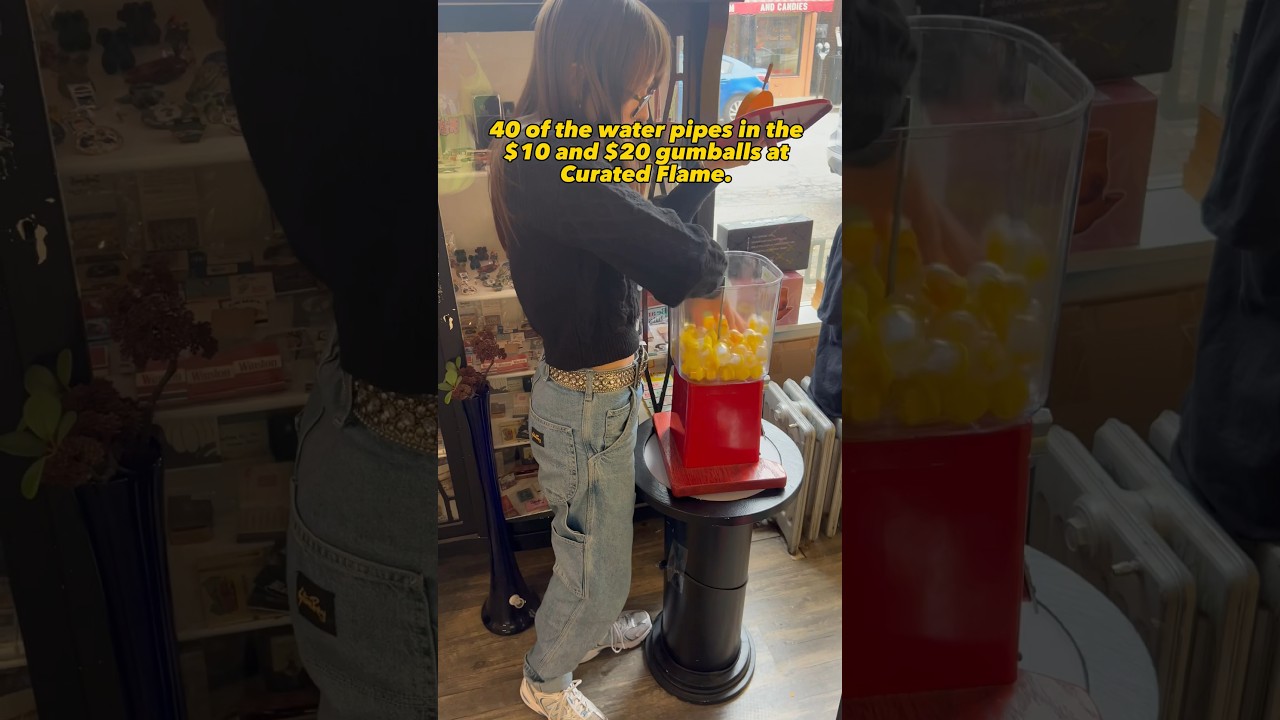 40 of the prizes in the stoner gumballs at Curated Flame ! 