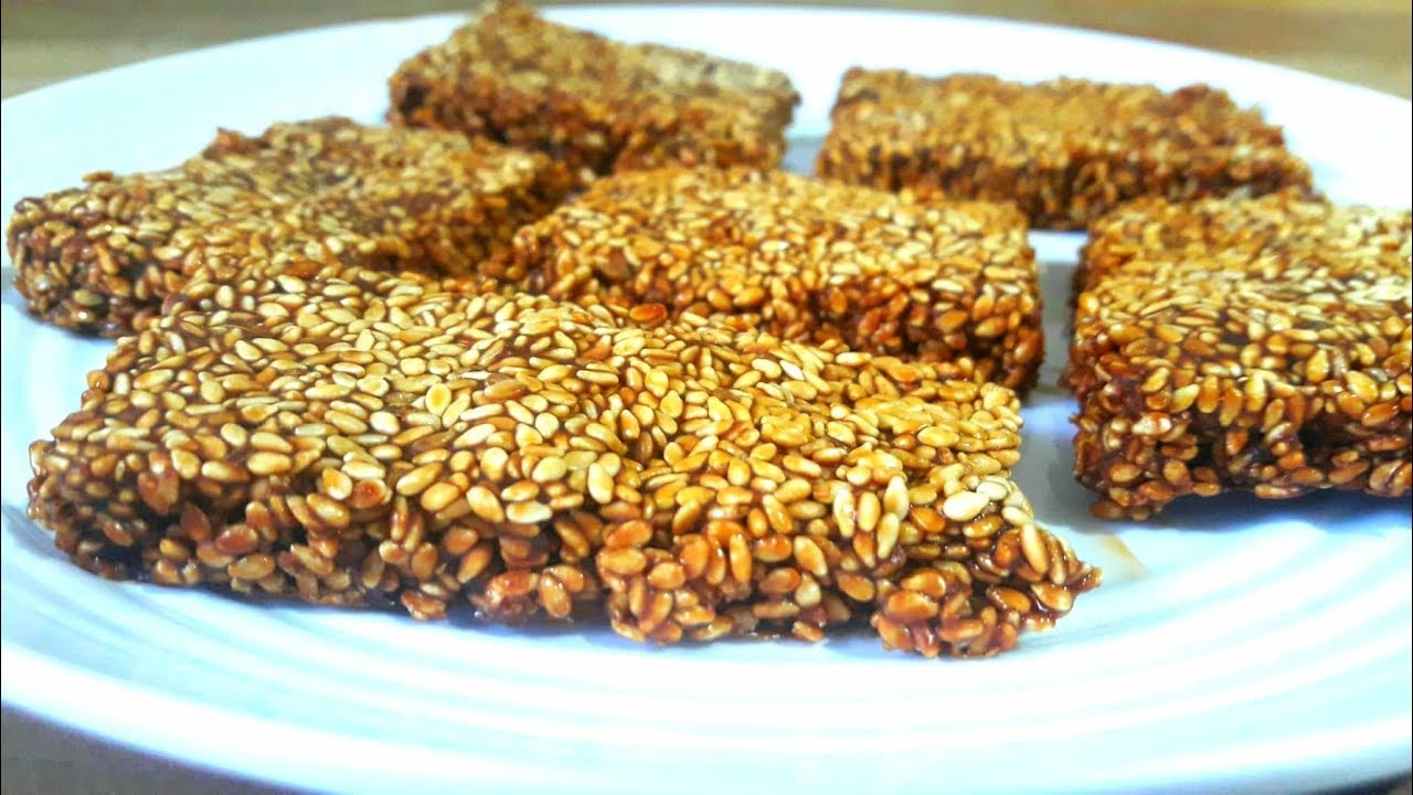 TABLETAS DE AJONJOLI - CON 2 INGREDIENTES SIN HORNO!!// fácil y deliciosas ¡nutritivo!