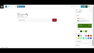 How to insert and customize Search Block in WordPress?
