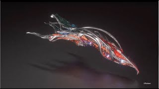 PhnX-78-O space ship design in oculus medium timelapse