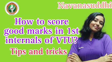 How to score good marks in VTU Engineering 1st internals ?  #vtu #vtuupdate