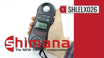 SHIMANA Pocket-sized Light Meter (product video presentation)