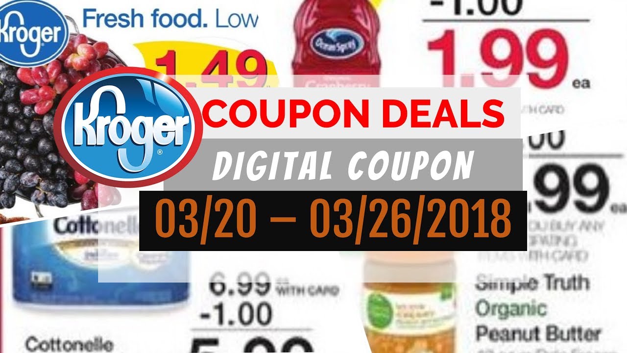 Kroger Coupon Deals March 20 26, 2019 YouTube
