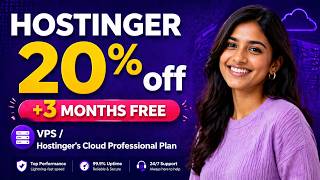 Hostinger Coupon Code 2026 Cloud Professional ₹3,117 OFF 😱 | 12 Month Deal (Live Proof)