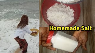 How I Made Natural Sea Salt At Home Easy Step-By-Step Guide