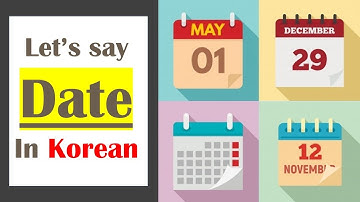 Date in Korean 📆 🇰🇷