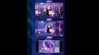 outfit battle comparison // 2021 vs 2021 vs 2026! // gacha animation // #gacha #fnf #fnfmod