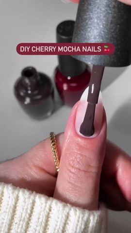 This Cherry Mocha Nail Polish is Trending on TikTok