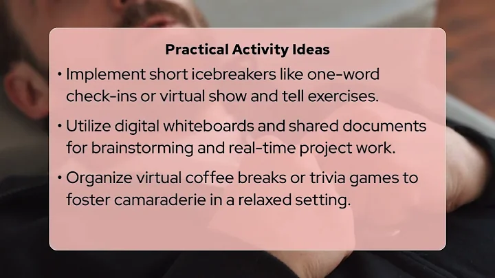 What Interactive Activities Work Best For Virtual Teams?