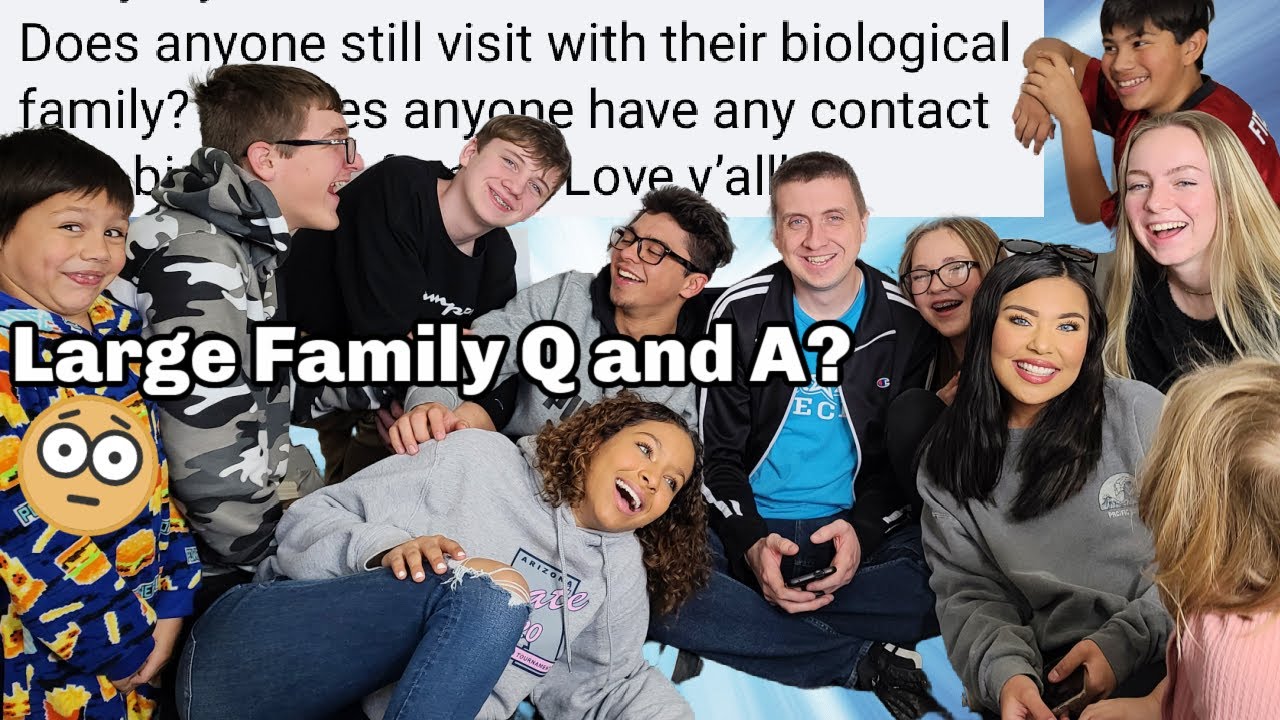Biological Family? | Large Family Adoption Q and A - YouTube