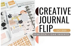 creative journal flip through | hemlock & oak | october 2025