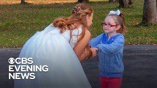 Girl with autism forms a bond with "Cinderella"