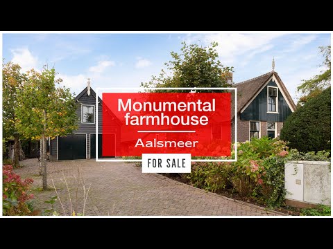 Very attractive and monumental farmhouse in Aalsmeer