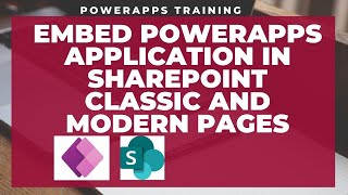 Embed PowerApps into SharePoint Classic page and also in modern page