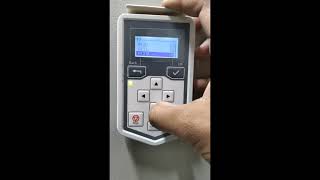 ABB ACS560 BASIC PANEL HOME VIEW SETTING