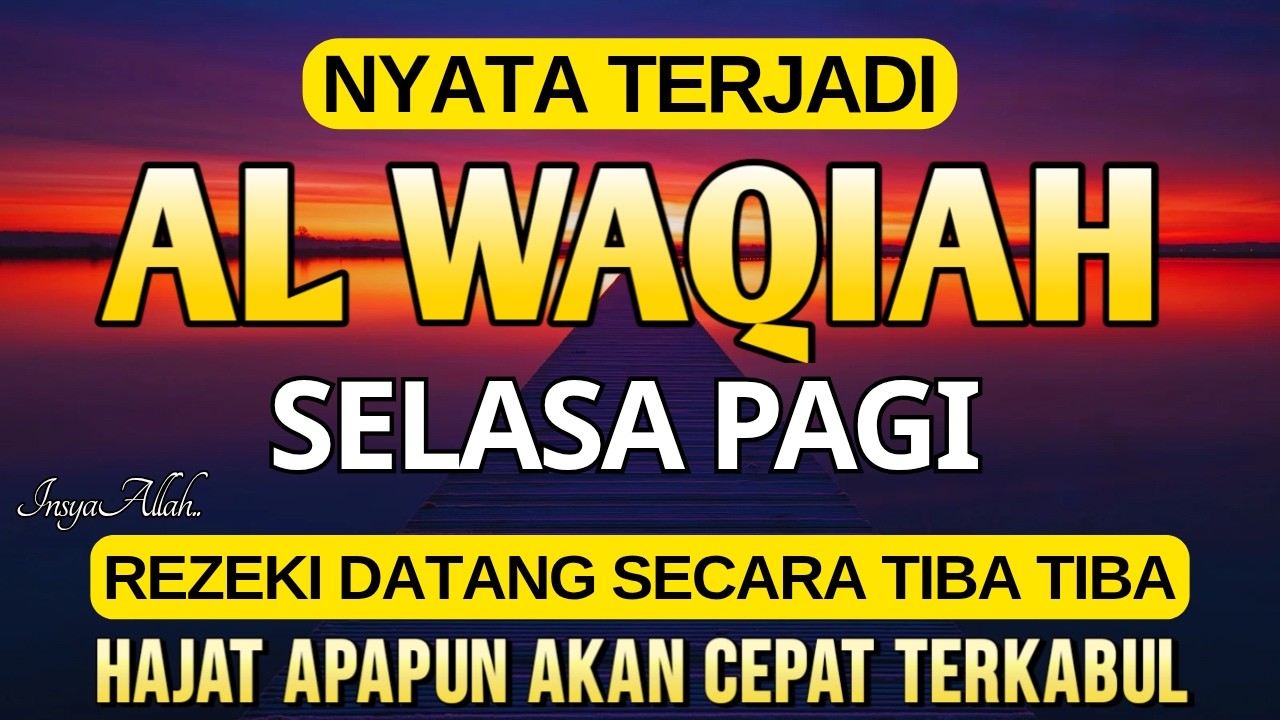 Dahsyat 1x putar Surat Al Waqiah ! Datangkan kekayaan