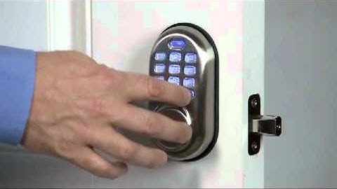 How to Set Automatic Relock: Revolution Pushbutton Deadbolt