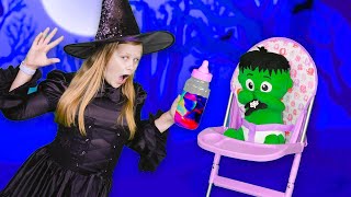 Assistant is Witch and  Babysits Baby Frank in Vampirina&#39;s House