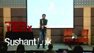 Braille based phone for the blind: Anandghan Waghmare at TEDxSushantLok