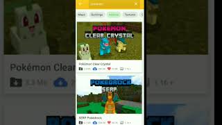 How To Download Pokemon Addon Minecraft PE #Minecraft screenshot 1