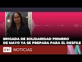 Brigada Internacional de Solidaridad Primero de Mayo ya se prepara para el desfile