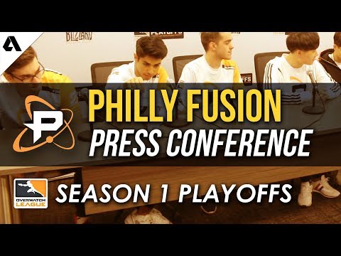 Philadelphia Fusion Overwatch League Quarterfinals Playoffs Press Conference