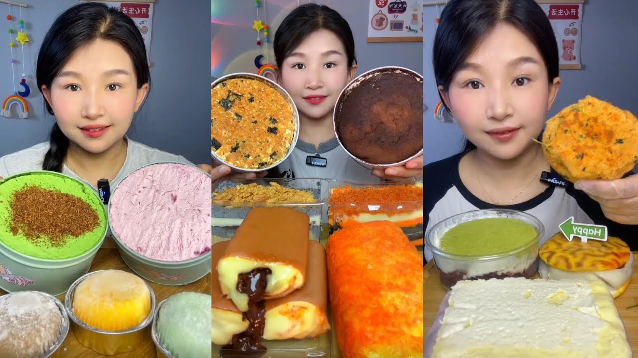 Asmr Challenge Cake 🍰🎂 Dessert 🎂 Chocolate 🍫 Tiramisu cheesecakes #tiramisu #cake #asmr #dessert 