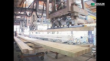 Infeed a planer saw with 3 synchronized stackers