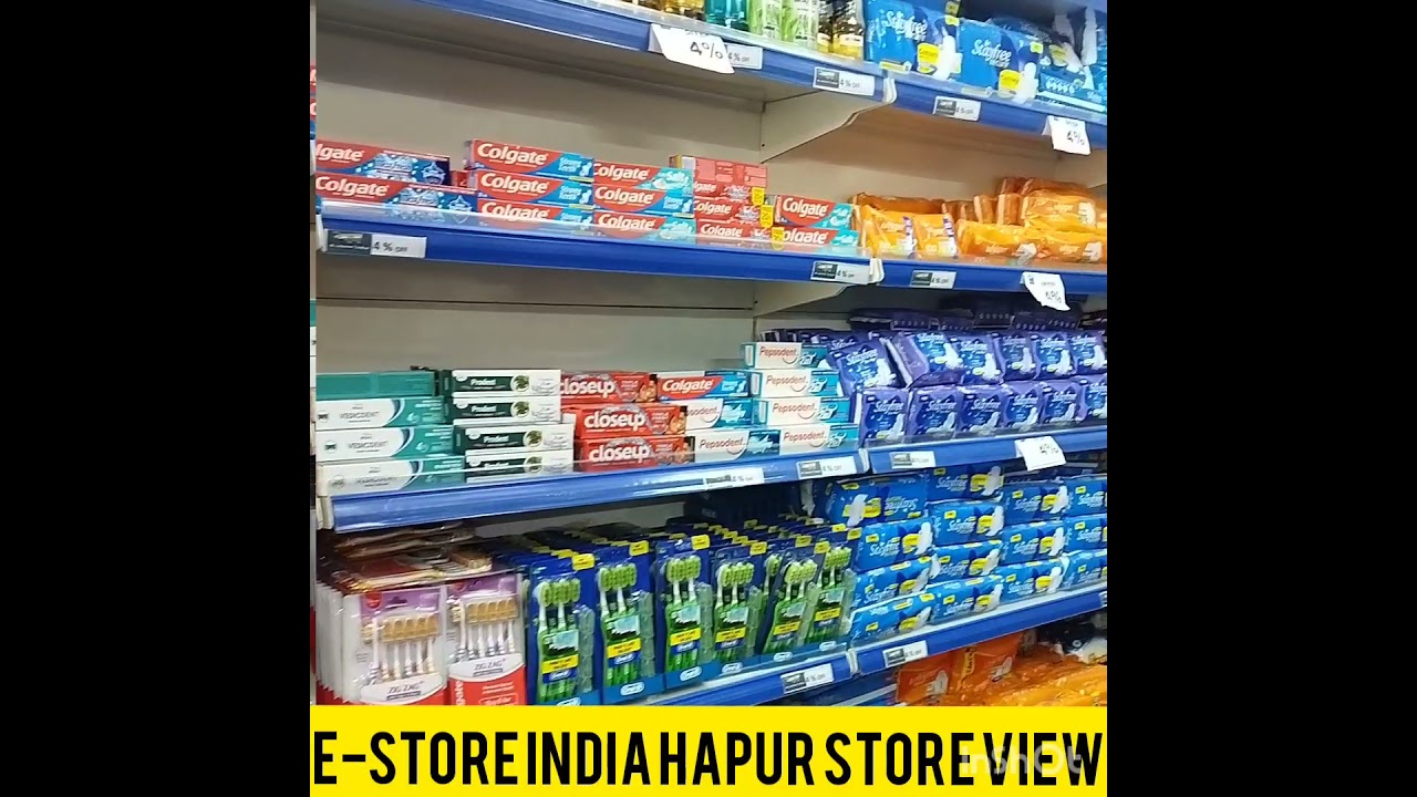 25,00,000/- Grocery Franchise,  E-Store India Hapur Store View