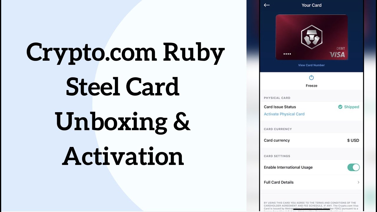 how to upgrade to ruby card crypto.com