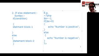 Control flow statements in php by Er. Jaswinder Kaur