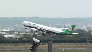 長榮航空EVA Air AirBus A330-302 B-16336 BR869 TPE-HKG 桃園國際機場05R跑道起飛（2024/03/23）