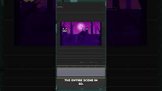 Animate 3D Parallax Effect in After Effects #short #purplepiestudios #aftereffectstutorial