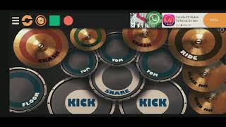 Padi  Terbakar Cemburu real Drum Cover