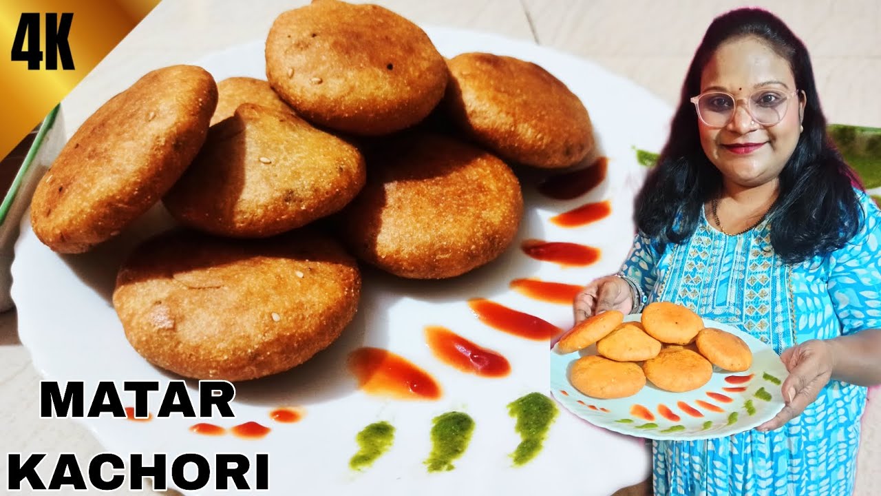 बाहेरून कुरकुरीत 😋 आतून मसालेदार 🔥 मटार कचोरी | Winter Special | Matar Kachori Recipe
