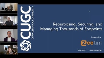 CUGC Connect (10-27-21): Repurposing, Securing, and Managing Thousands of Endpoints with ZeeTim