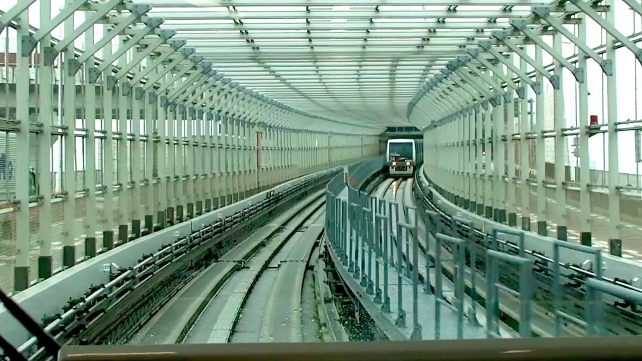 ゆりかもめ レインボーブリッジ Riding The Yurikamome On The Rainbow Bridge Youtube