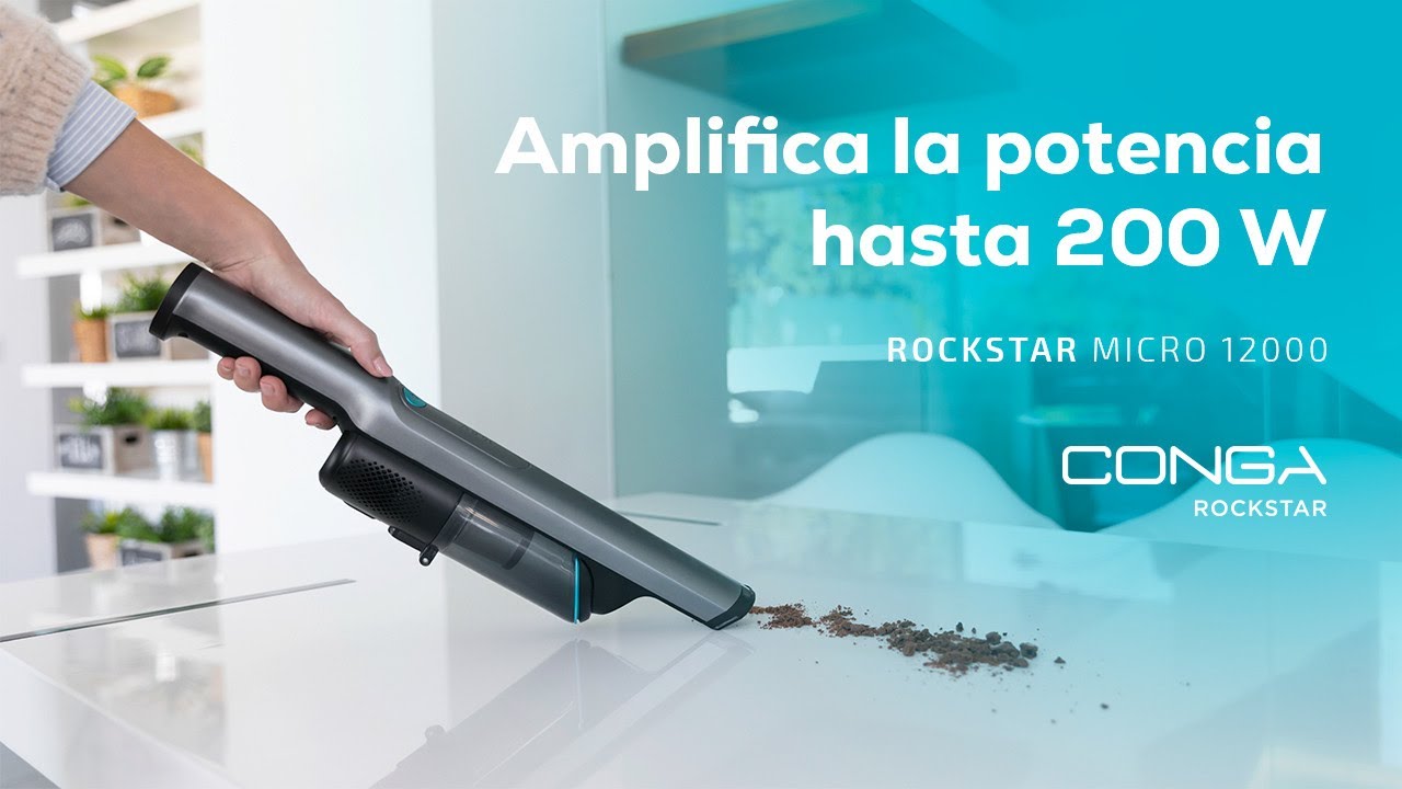 Aspirador de mano Conga Rockstar Micro 12000
