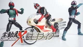 SHODO-X 仮面ライダー 全６種 開封 掌動駆 KamenRider Figure 旧1号 旧2号 新2号 サイクロン号 桜島 食玩 Japanese candy toys