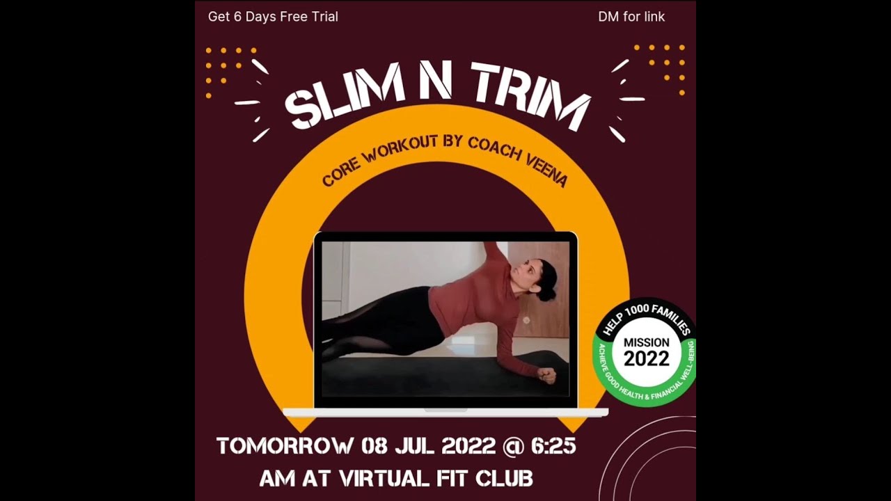 SLIM N TRIM Core Workout YouTube