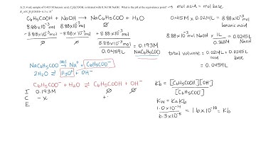 pH at Equivalence Point