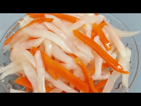 Video Cách làm Củ Cải ngâm chua ngọt giòn ngon và đơn giản - youtube