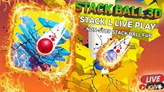 STACK BALL 3D | Game Live | Crazy Gameplay | Part 19 | 🎮 #stackbounce #live #stackball screenshot 1