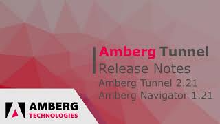Release Notes Amberg Tunnel 2.21 & Amberg Navigator 1.21 screenshot 4