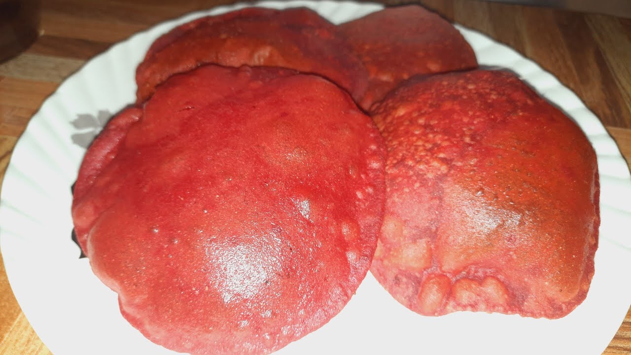 Beetroot poori | healthy poori  recipe | beetroot puri recipe | Chukandar ki puri | pink puri recipe