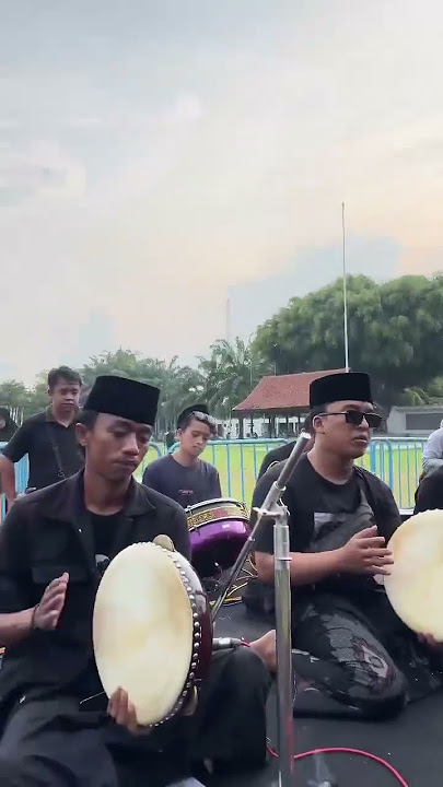 Latihan cek sound sebelum tampil nih😍 #syubbanulmuslimin #hadroh