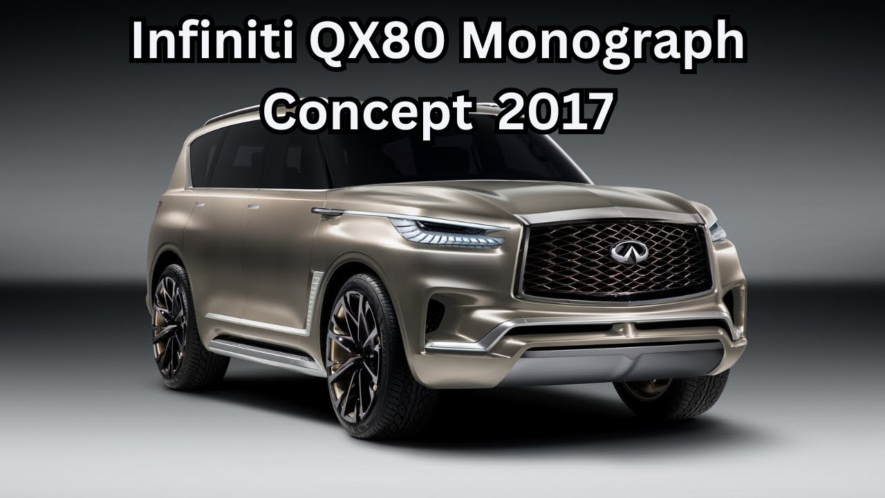 Infiniti QX80 Monograph Concept  2017 Facts | INFINITI QX80 Monograph Concept