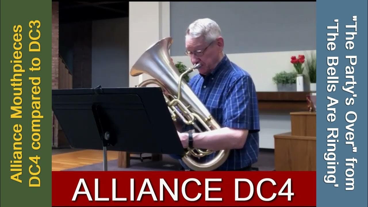 Euphonium Mouthpieces Alliance DC4 vs Alliance DC3, A/B Comparison in Large Room (More