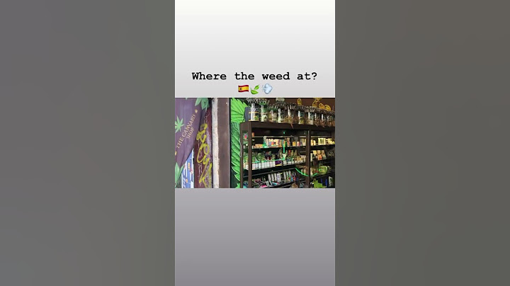 The cannabis shop in Madrid, Spain 🇪🇸💨🍃🎨
